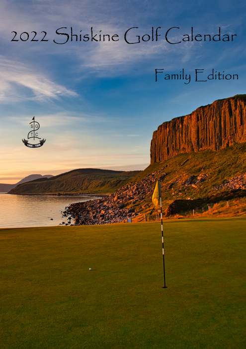 2022 Shiskine Golf Calendar, Blackwaterfoot, Isle of Arran