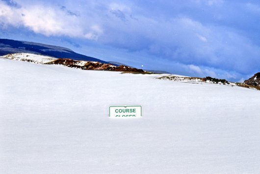 1st hole at Shiskine Golf & Tennis Club, Isle of Arran