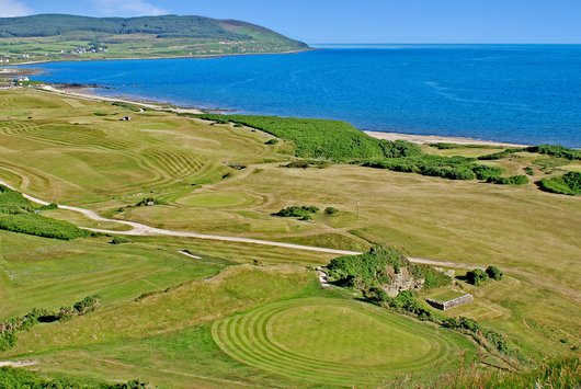 3rd hole at Shiskine Golf & Tennis club, Isle of Arran. Crows Nest