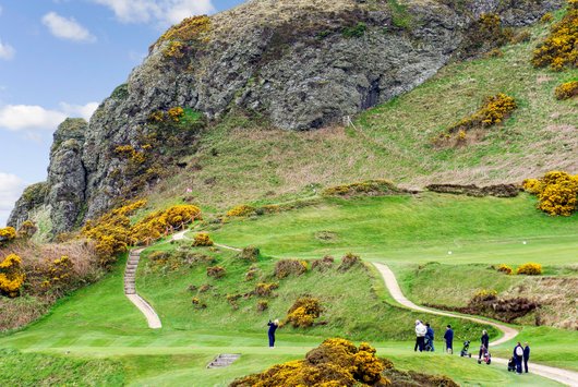 3rd hole Crow's Nest at Shiskine golf, calendar 2019