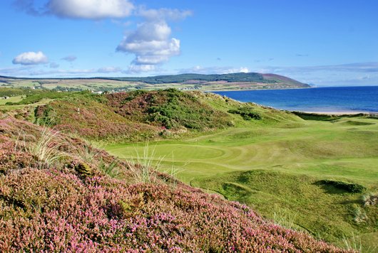 6th hole at Shiskine Golf & Tennis Club, Isle of Arran. Shore Hole