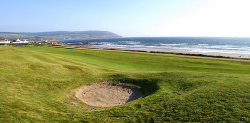 1st hole at Shiskine Golf Club, Isle of Arran