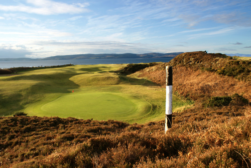 6th hole at Shiskine Golf Course, Isle of Arran