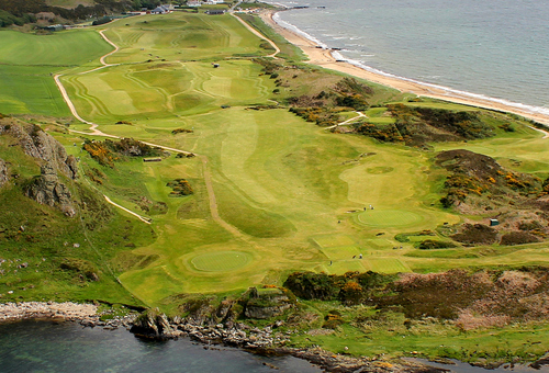 9th hole at Shiskine Golf Course, Isle of Arran